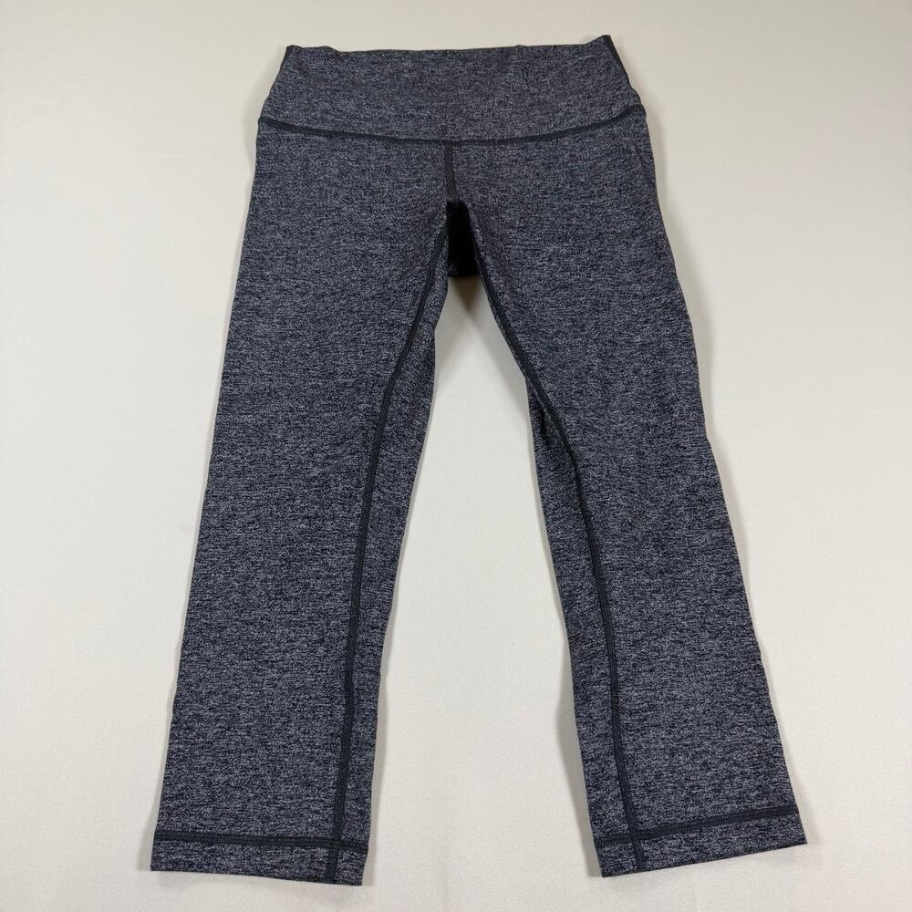 Lululemon W6AIOS Wunder Under Hi Rise 1/2 Tight Excellent Condition Size 8